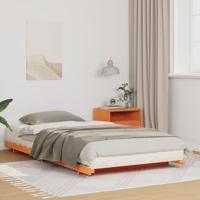 Bedframe Wasbruin 90 x 190 cm Massief grenenhout - thumbnail