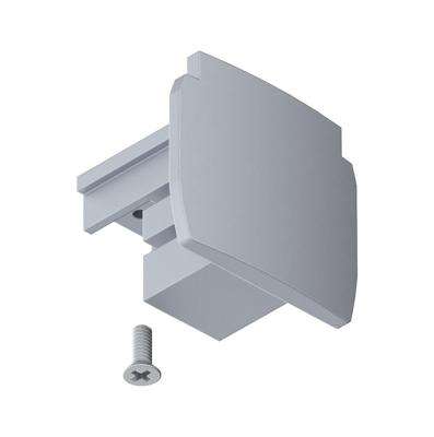 Paulmann 91382 ProRail3 Endcap 230V-kabelsysteemcomponenten Eindstuk ProRail3 Zilver Paulmann 91382 ProRail3 Endcap 230V-kabelsysteemcomponenten Eindstuk ProRail3 Zilver