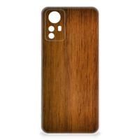 Xiaomi Redmi Note 12S | Bumper Hoesje | Donker Hout - thumbnail