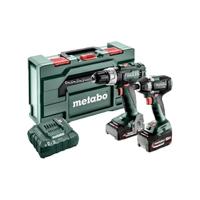 Metabo Accu Combo Set 2.8.2 | BS 18 L (Boorschroefmachine) + SSD 18 LT 200 BL (Slagschroevendraaier) | 18 V | 1x2.0Ah, 1x 4.0Ah, ASC 55 | In Metabox - - thumbnail