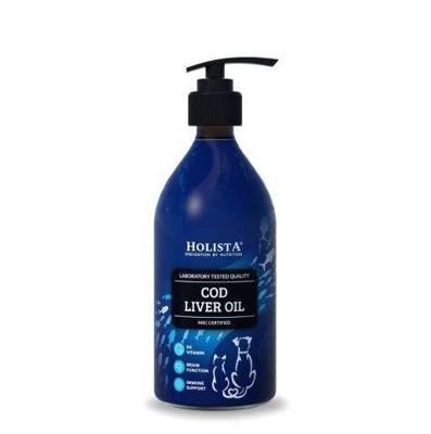 HOLISTA Cod liver oil - supplementen voor honden en katten - 500ml