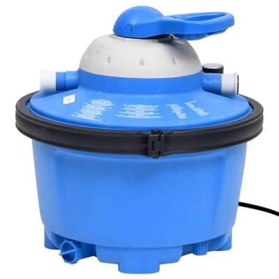 VidaXL Zandfilterpomp 200 w 25 l 385x620x432 mm blauw en zwart - thumbnail