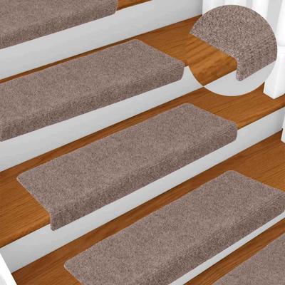 VidaXL Trapmatten zelfklevend 15 stuks 65x21x4 cm crème met rechthoekige rand VidaXL Trapmatten zelfklevend 15 stuks 65x21x4 cm crème met rechthoekige rand