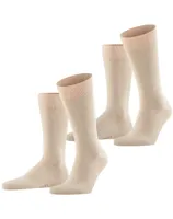 FALKE 2-paar Happy heren sokken - Katoen hoge mannen sokken - Ademend - thumbnail