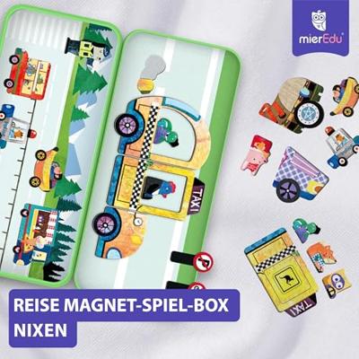 MierEdu magnetische puzzeldoos Voertuigen MierEdu magnetische puzzeldoos Voertuigen