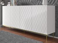 Dressoir DINA 4 deuren wit - thumbnail