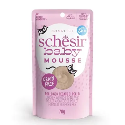 Schesir baby mousse kip en kip lever 70g