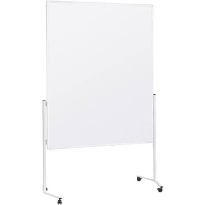 magnetoplan Presentatiebord 2111100 (l x b x h) 1730.00 x 1200 x 1500 mm Colorspankarton Wit Tweezijdig te gebruiken, Incl. rollen 2111100