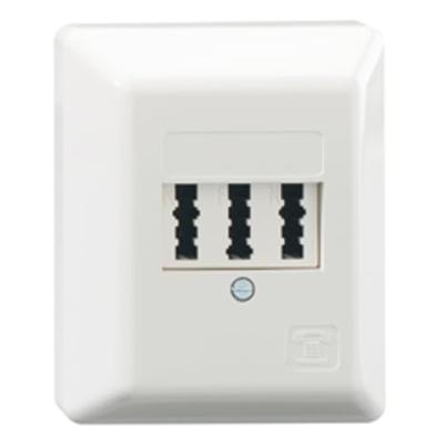 Rutenbeck TAE 3x6NFN Ap rw Telefoonaansluitdoos Opbouw (op muur) Wit Rutenbeck TAE 3x6NFN Ap rw Telefoonaansluitdoos Opbouw (op muur) Wit