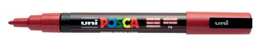 Uni Posca pc3m verfmarker donkerrood - ronde punt tot 1,3 mm