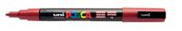 Uni Posca pc3m verfmarker donkerrood - ronde punt tot 1,3 mm - thumbnail
