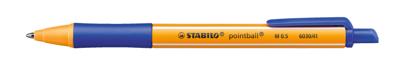 Balpen stabilo pointball 6030/41 m blauw | 10 stuks Balpen stabilo pointball 6030/41 m blauw | 10 stuks