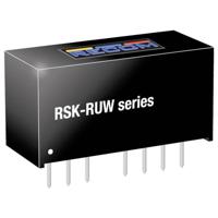 RECOM RSK-2412SRUW/H3/ADJ DC/DC-converter, print 24 V 12 V 0.167 A 2 W Aantal uitgangen: 1 x Inhoud 1 stuk(s) - thumbnail