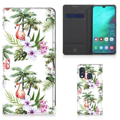 Samsung Galaxy A40 | Hoesje maken | Flamingo Palms