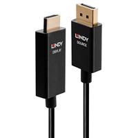 LINDY 40924 DisplayPort-kabel Aansluitkabel DisplayPort-stekker, HDMI-A-stekker 0.50 m Zwart - thumbnail