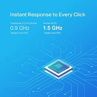 TP-Link Next-Gen Wi-Fi 6 AX1500 Mbps Gigabit Dual Band Wireless Cable Router, OneMesh Supported, Triple-Core CPU, Ideal for Gaming Xbox/PS4/Steam and 4K, Compatible with Alexa (Archer AX10) - thumbnail