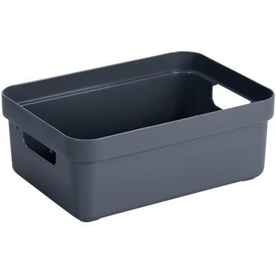 Sigma home box 9 liter - donkerblauw - 35,2x25,3x12,2 cm