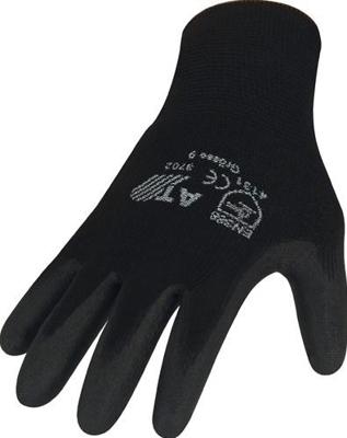 Asatex Handschoen | maat 9 zwart | EN 388 PSA-categorie II | nylon met polyurethaan | 12 paar - 3702/9 - 3702/9 Asatex Handschoen | maat 9 zwart | EN 388 PSA-categorie II | nylon met polyurethaan | 12 paar - 3702/9 - 3702/9