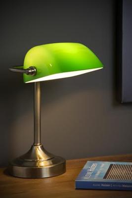 Lucide BANKER - Bureaulamp - 1xE14 - Brons Lucide BANKER - Bureaulamp - 1xE14 - Brons