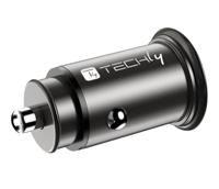 Techly IUSB2-CAR5-AC38W oplader voor mobiele apparatuur Universeel Zwart Sigarettenaansteker Snel op - thumbnail