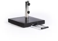 Tierra Outdoor parasolvoet vitoria telescoop 30kg graniet - thumbnail