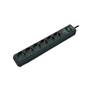 Brennenstuhl Eco-Line 13500A +surge protection 6x stekkerdoos