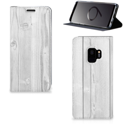 Samsung Galaxy S9 Book | Wallet Case | White Wood