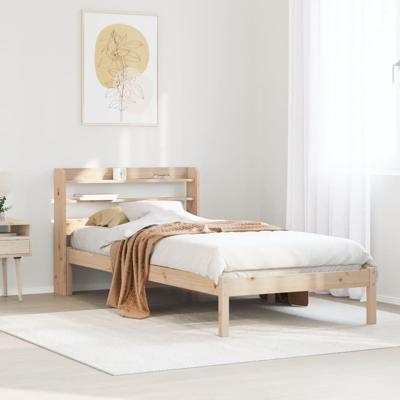 Bedframe zonder matras massief grenenhout 90x190 cm
