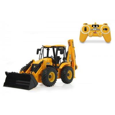 Jamara rc voertuig landbouwvoertuigen - 404980 rc graafmachine - baggerlader jcb - 2,4ghz - oranje rc model kant en klaar - 1:20