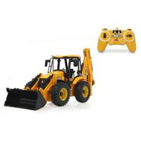 Jamara rc voertuig landbouwvoertuigen - 404980 rc graafmachine - baggerlader jcb - 2,4ghz - oranje rc model kant en klaar - 1:20 - thumbnail