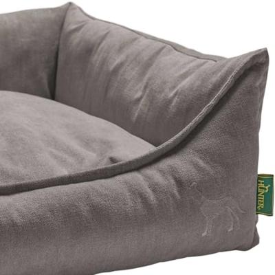Hunter EIBY hondenbank, vuilafstotend, Easy Clean-technologie, onderhoudsarm, M, grijs