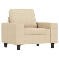 Fauteuil 60 cm stof crmekleurig - thumbnail