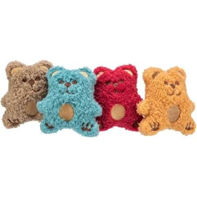 TRIXIE BEER PLUCHE MET CATNIP ASSORTI 8 CM