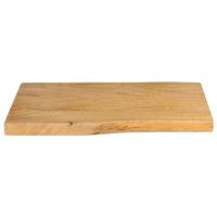 Tafelblad met natuurlijke rand 70x40x2,5 cm massief mangohout - thumbnail