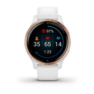 Garmin Venu 2S 2,79 cm (1.1") AMOLED 40 mm Digitaal 360 x 360 Pixels Touchscreen Roségoud Wifi GPS