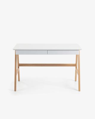 Kave Home Bureau 'Dyana' kleur Naturel / Wit