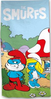Smurfen Friends strandlaken 70 x 140 cm polyester