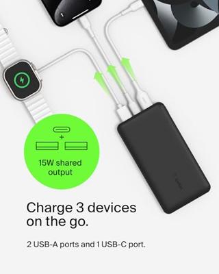 Belkin BoostCharge 20.000 mAh - 15 W powerbank - thumbnail