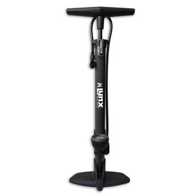Lynx fietspomp met manometer zwart