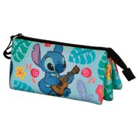 Lilo & Stitch Triple Pencil case Guitar Green - thumbnail