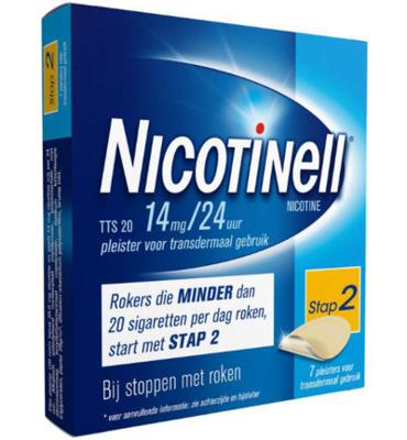 Nicotinell Pleisters 14 mg - voor stoppen met roken