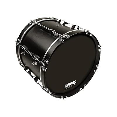 Evans BD22MX1B MX1 Black marching bassdrumvel 22 inch
