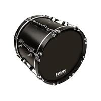 Evans BD22MX1B MX1 Black marching bassdrumvel 22 inch - thumbnail