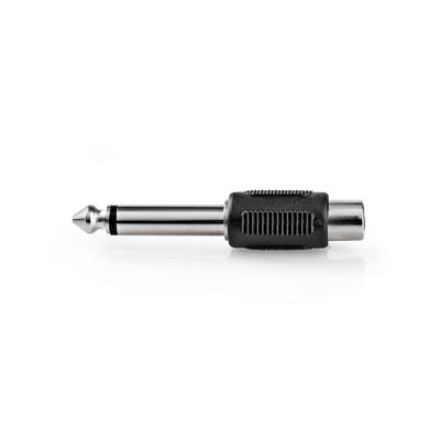 Nedis Verloopplug 6,35 mm male jack naar female RCA Nedis Verloopplug 6,35 mm male jack naar female RCA