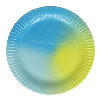 Papieren Feest Borden 23cm, 10st.