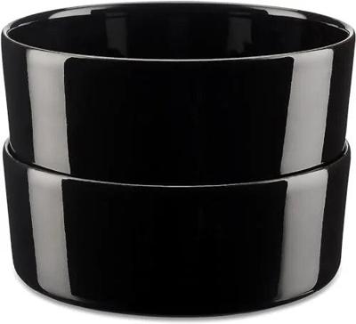 Berndorf Zwarte porseleinen bowls - Set 2 stuks - 16 cm