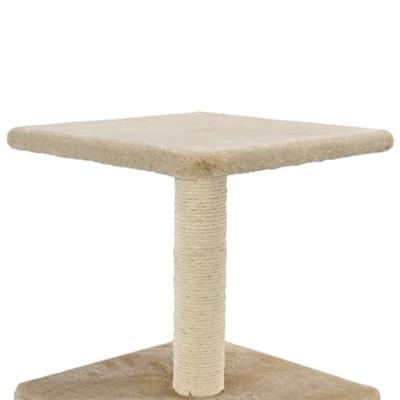VidaXL Kattenkrabpaal met sisal krabpaal 55 cm beige
