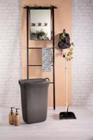 Curver Knit Wasmand met deksel - 57 l - set van 2 - Bruin - thumbnail