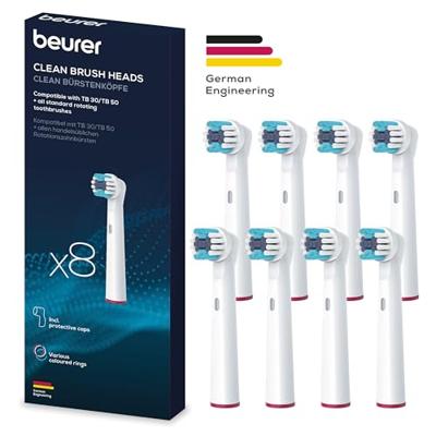 Beurer TB 30/50 Bürstenköpfe Clean 8 10154 Opzetborstel voor elektrische tandenborstel