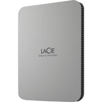 LaCie Mobile Drive 2TB v2 USB-C Moon Silver w/Rescue - thumbnail